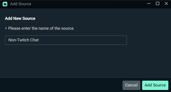 Naming browser source